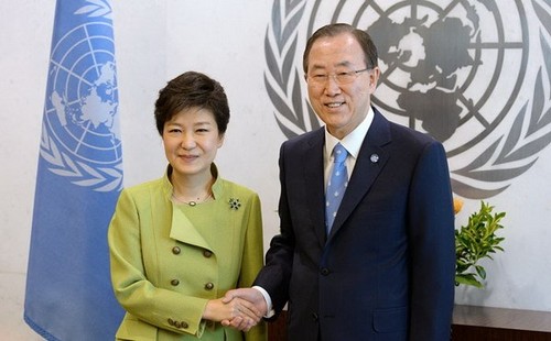 S.Korea asks UN chief for assistance to inter-Korean dialogue  - ảnh 1